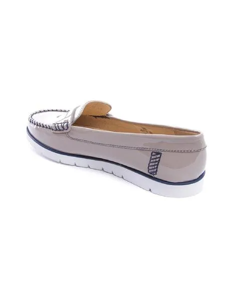 mocasin geox kookean charol gris