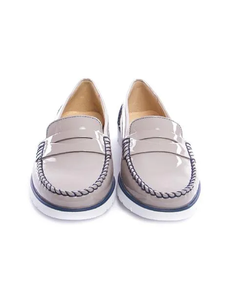 mocasin geox kookean charol gris