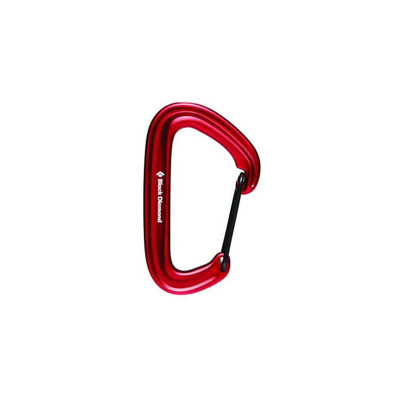 Mosquetón Black Diamond Litewire (Rojo)