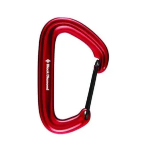 Mosquetón Black Diamond Litewire (Rojo)