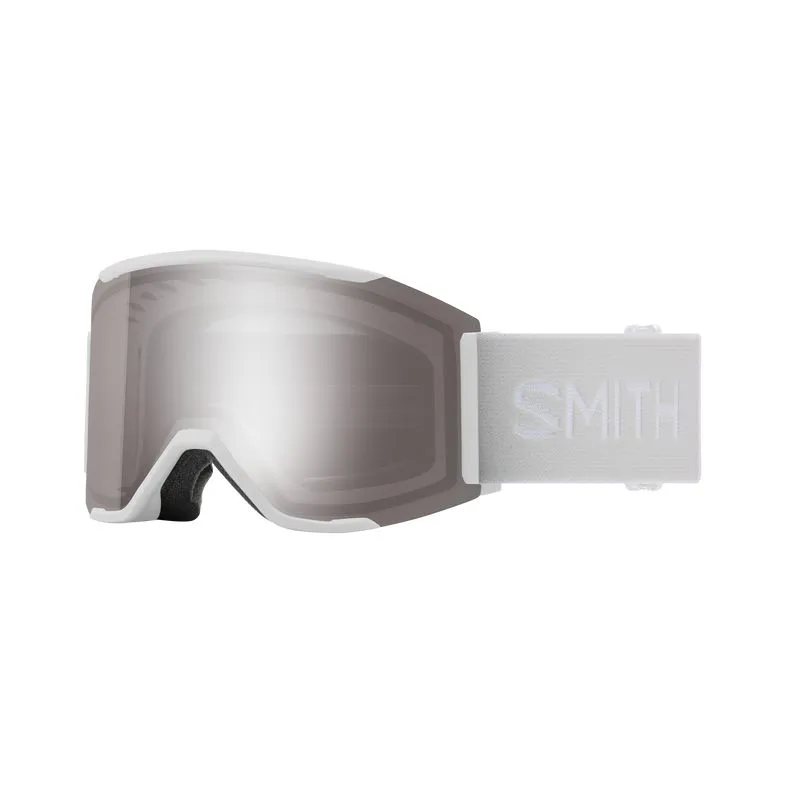 Máscara de esquí Smith Squad Mag (White Vapor - Chromapop Sun Platinum Mirror Lens)