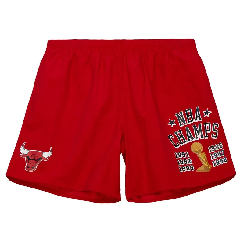 NBA TEAM HERITAGE WOVEN SHORT BULLS