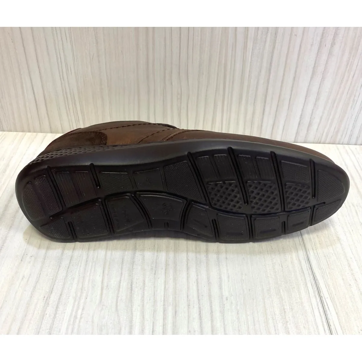 Notton zapato sport hombre de piel marrón N2312