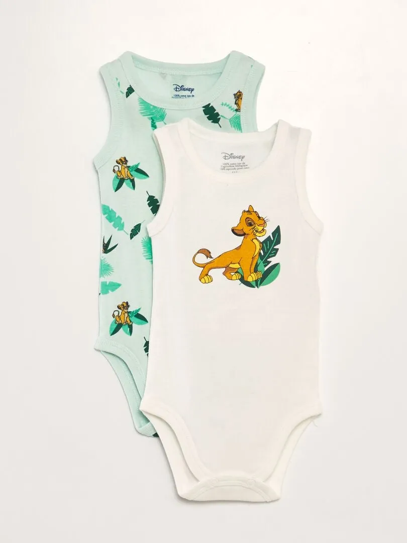 Pack de 2 bodies 'Disney' - VERDE