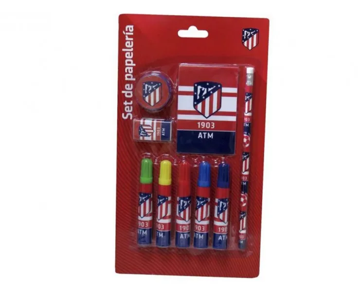 Pack infantil de regalo Atlético de Madrid 9 piezas