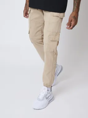 Pantalón cargo básico de lona