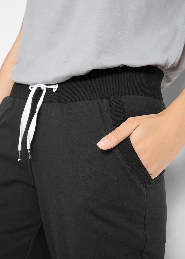 Pantalón de chándal con rayas Negro