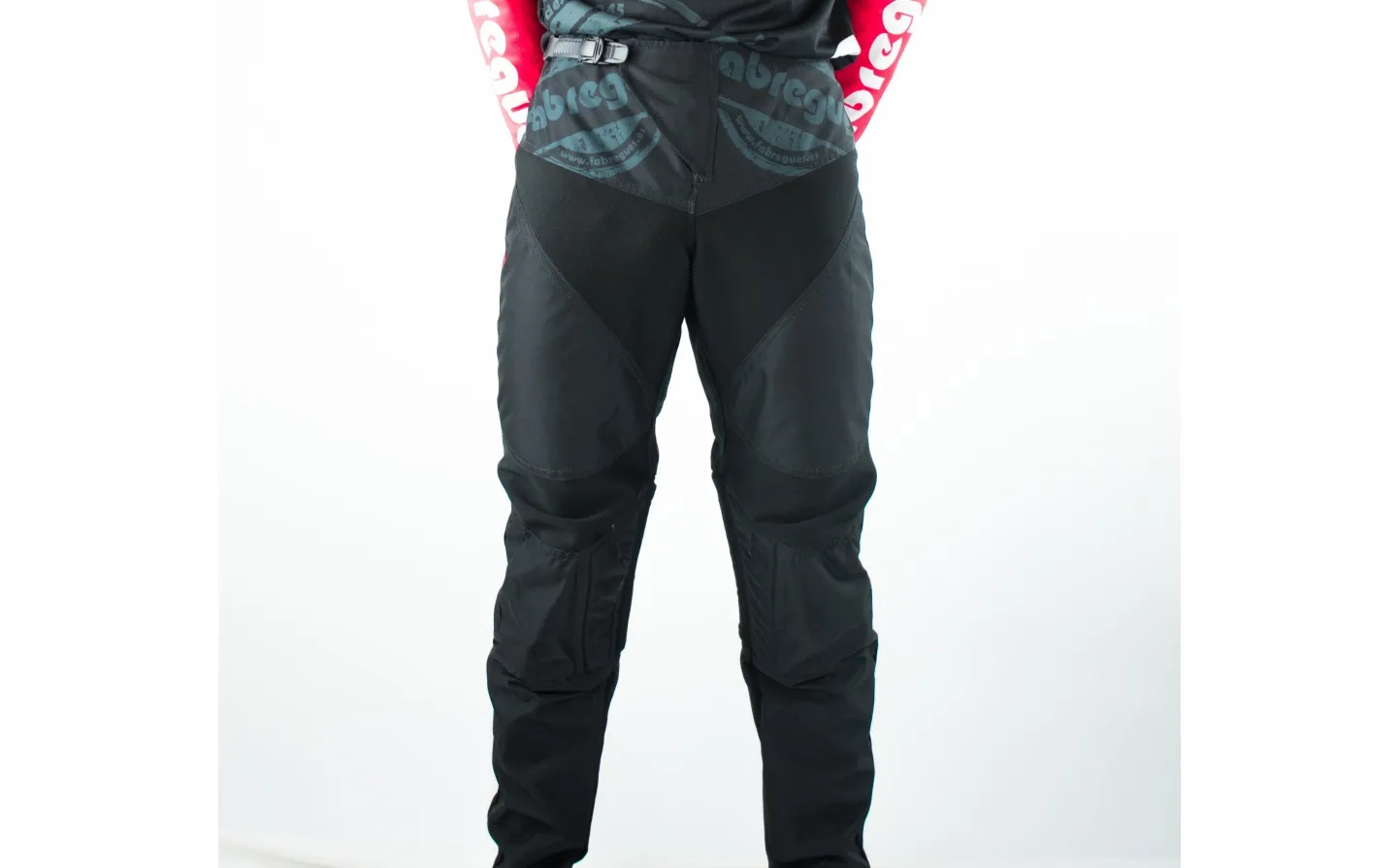 Pantalón Offroad Fabregues Mx Negro Rojo