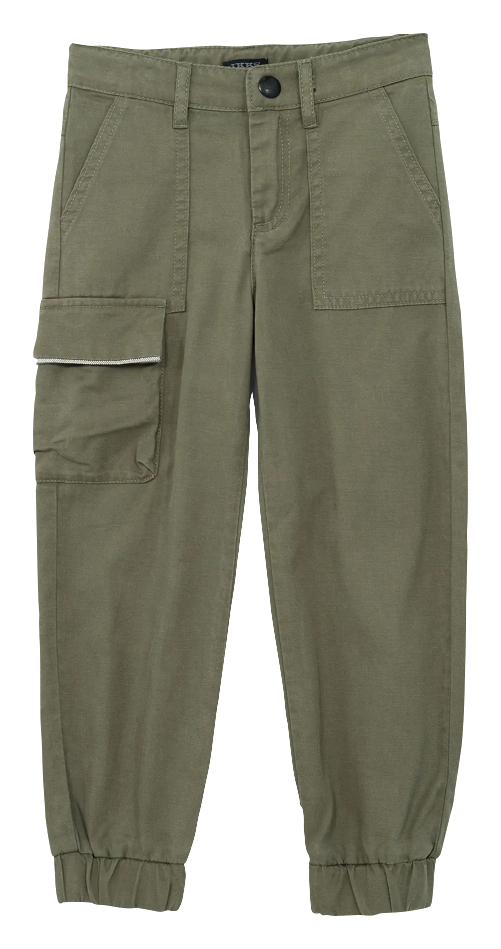 Pantalón recto estilo cargo en caqui