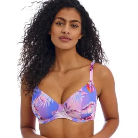 Parte de arriba Bikini Freya Swim Miami sunset Plunge con aros AS204902 Cassis