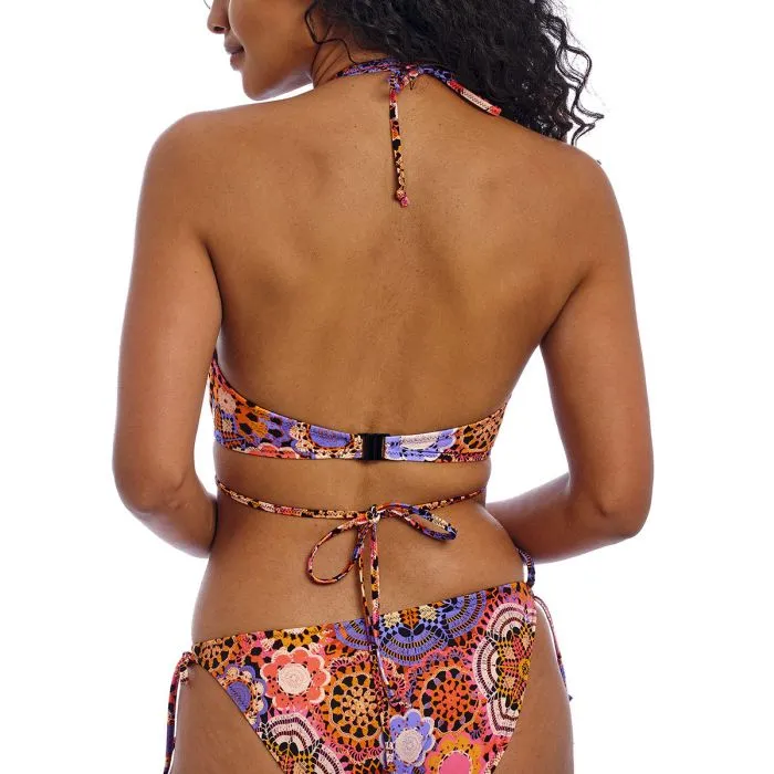 Parte de arriba Bikini Freya Swim Santiago Nights Halter con aros AS205604 Multi