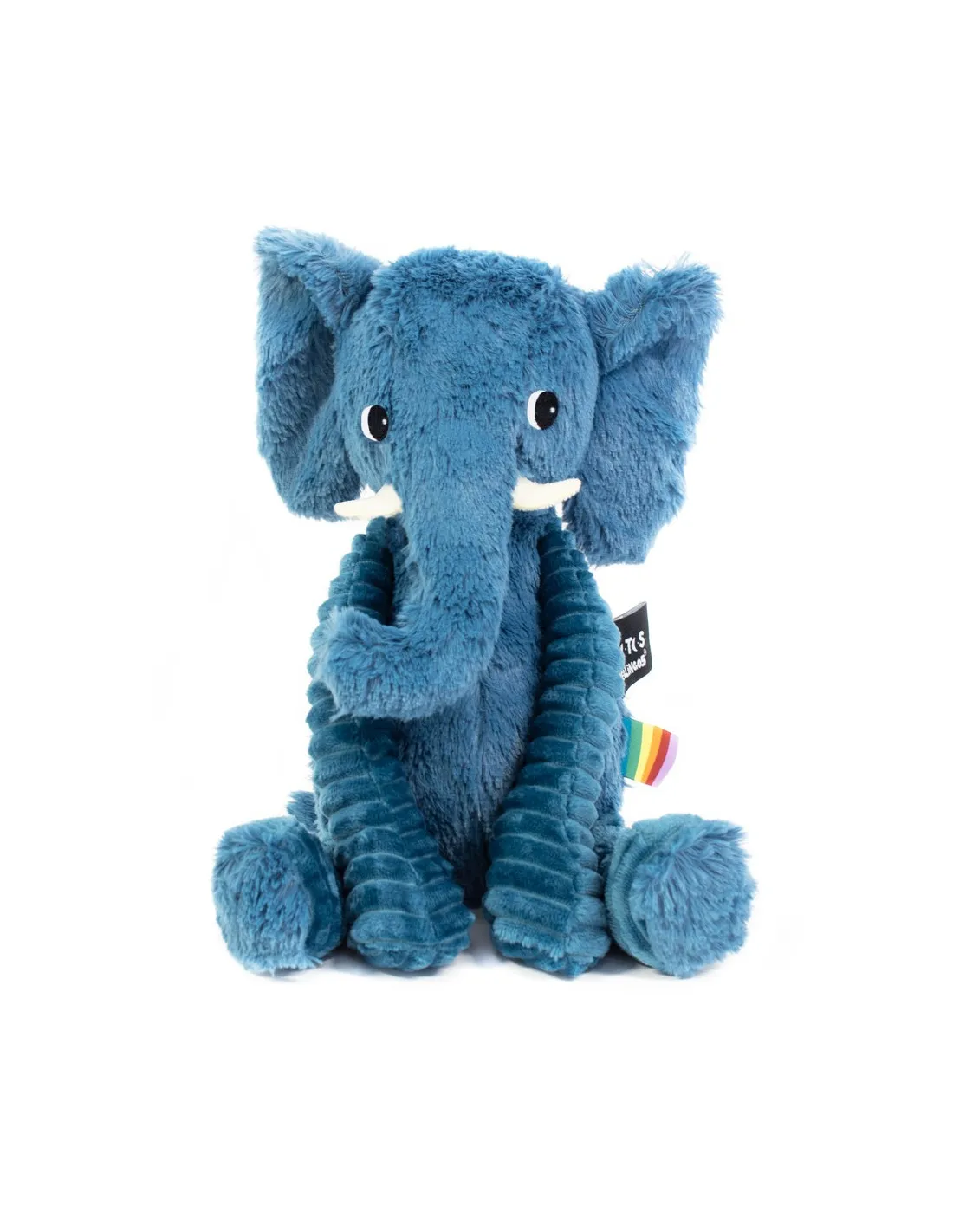 Peluche ptipotos elefante azul Déglingos