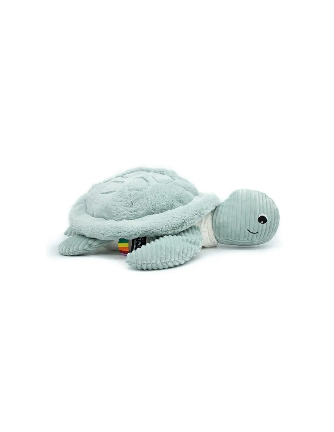 Peluche tortuga gigante menta ptipotos Déglingos