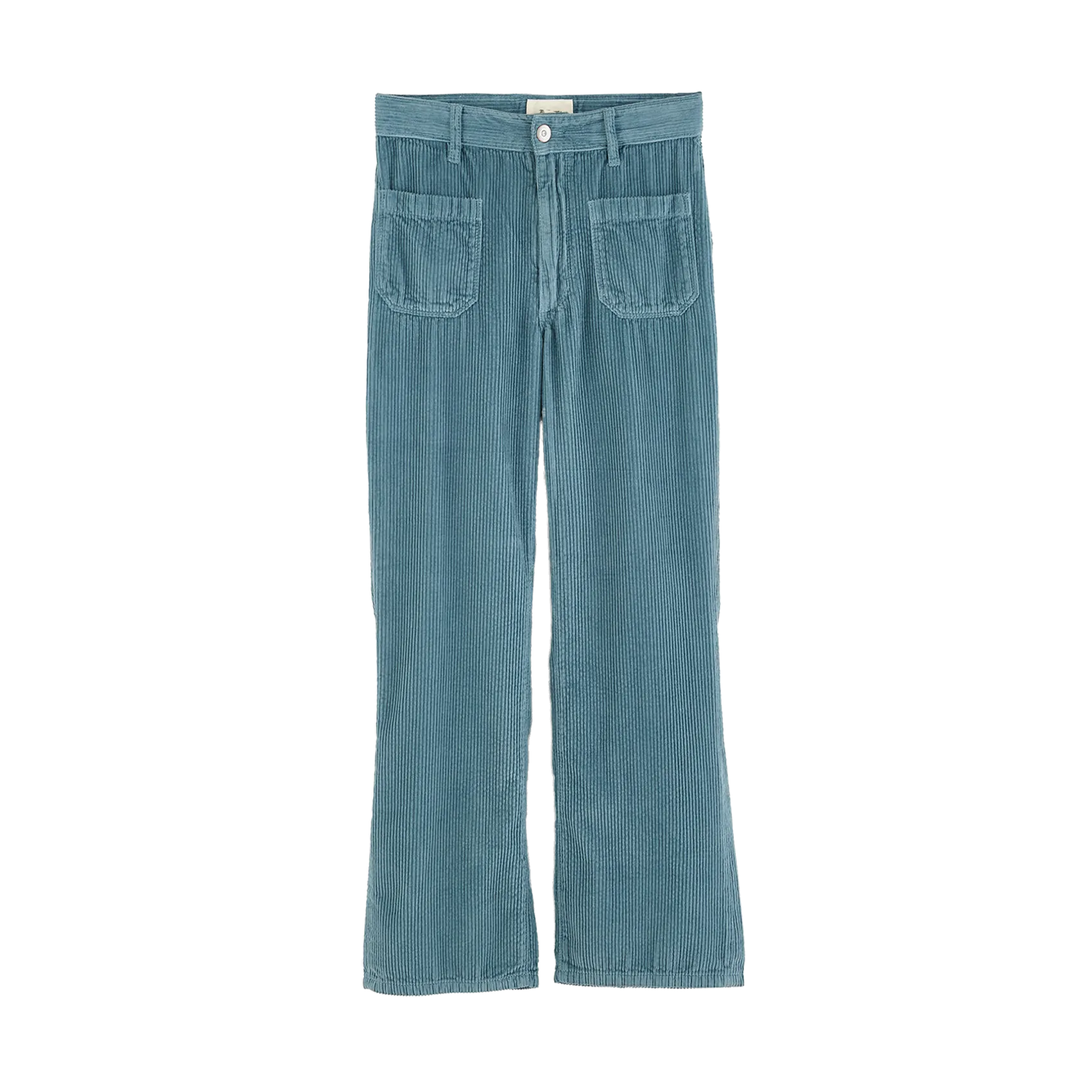 PEPY - Pantalón cargo de algodón slim en azul