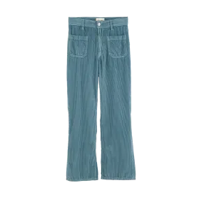 PEPY - Pantalón cargo de algodón slim en azul