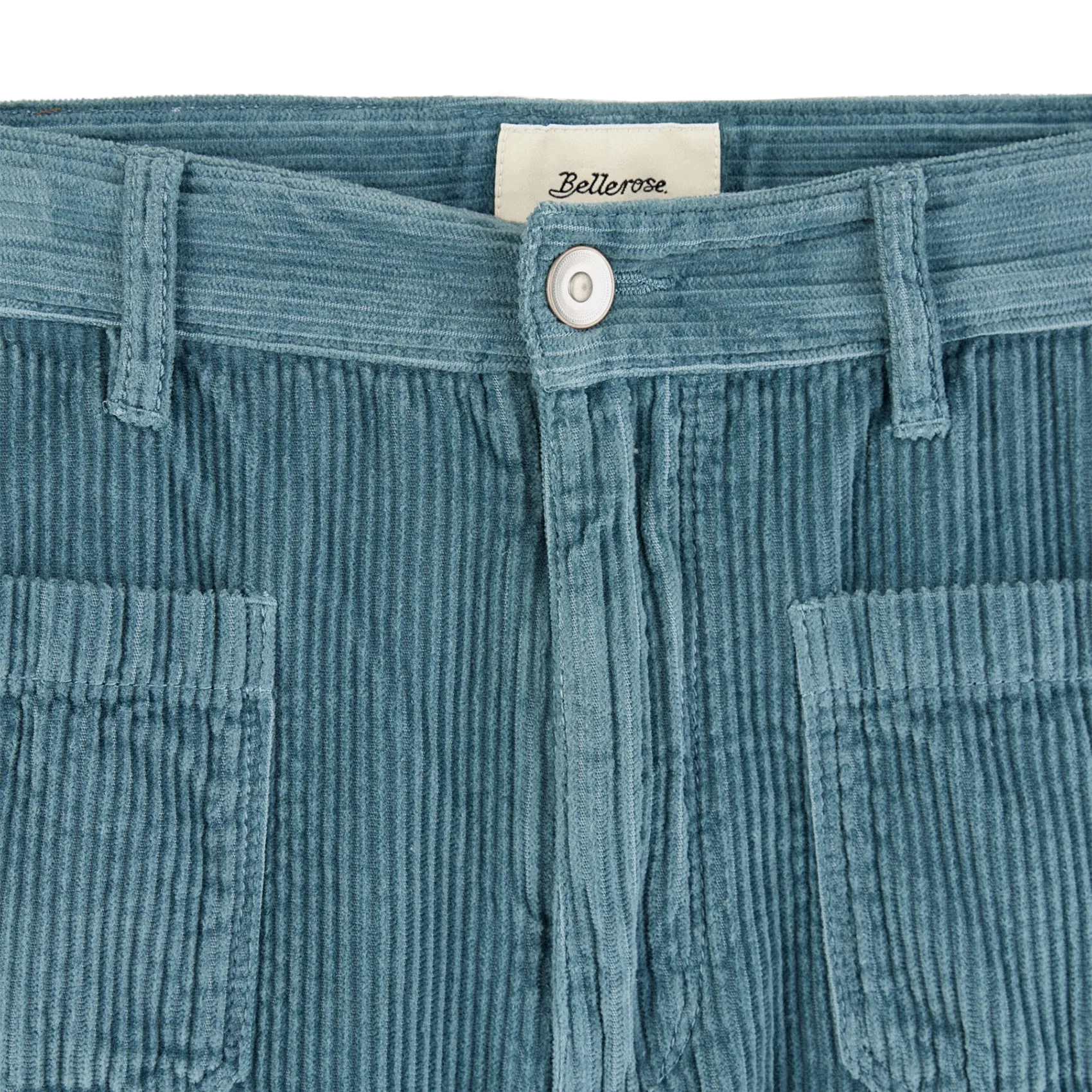 PEPY - Pantalón cargo de algodón slim en azul