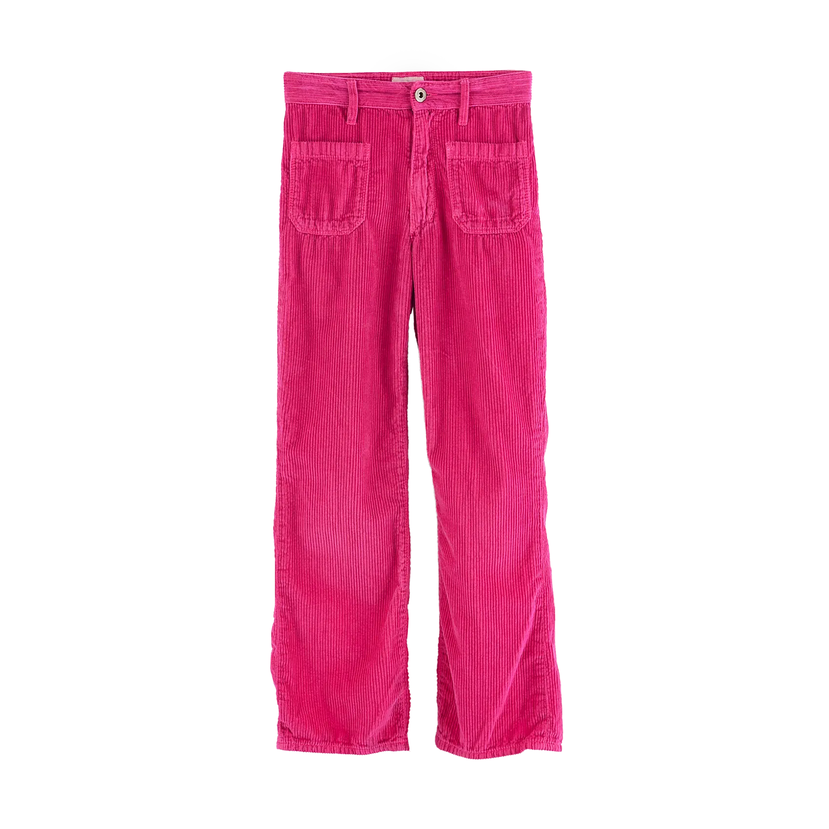 PEPY - Pantalón cargo de algodón slim en rosa