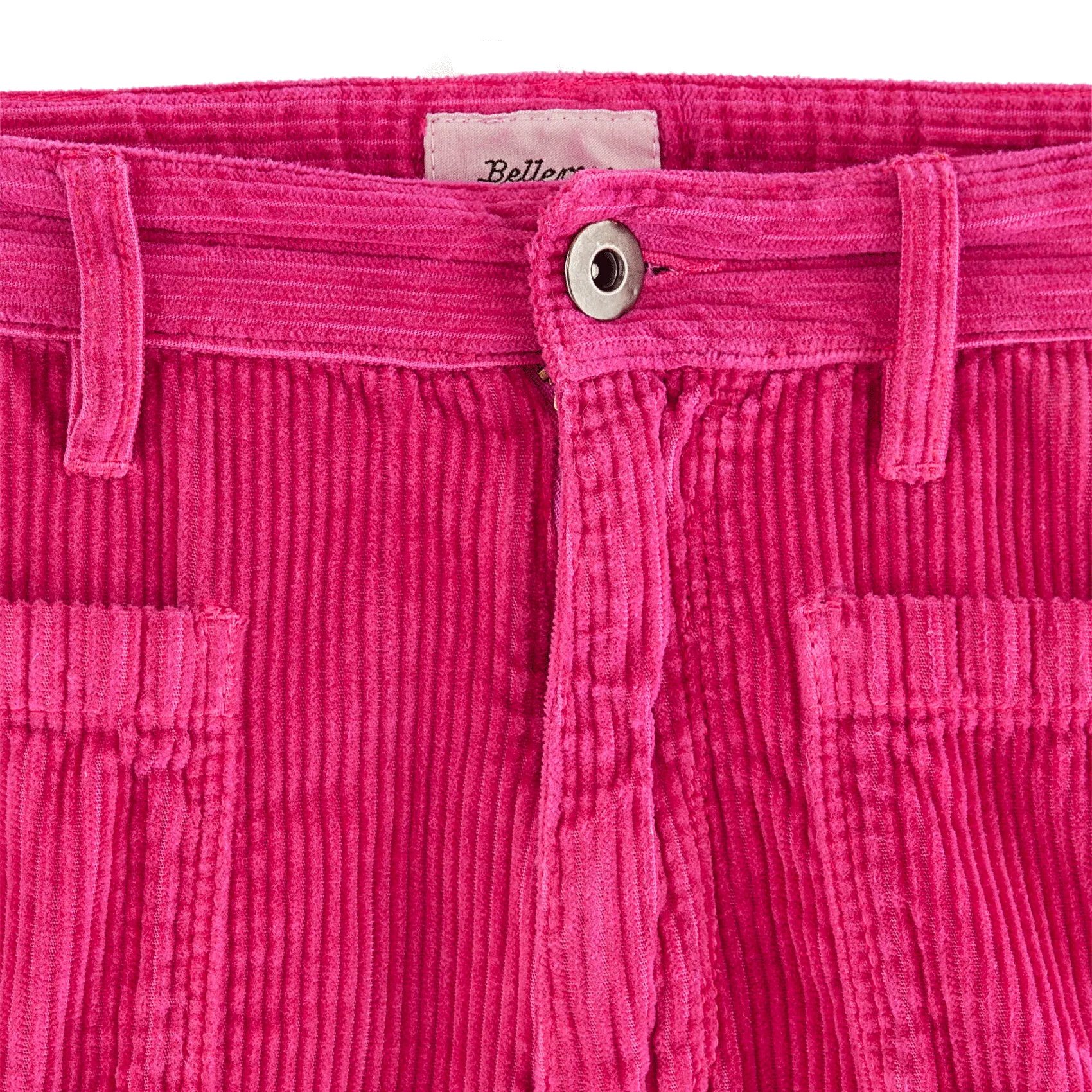 PEPY - Pantalón cargo de algodón slim en rosa