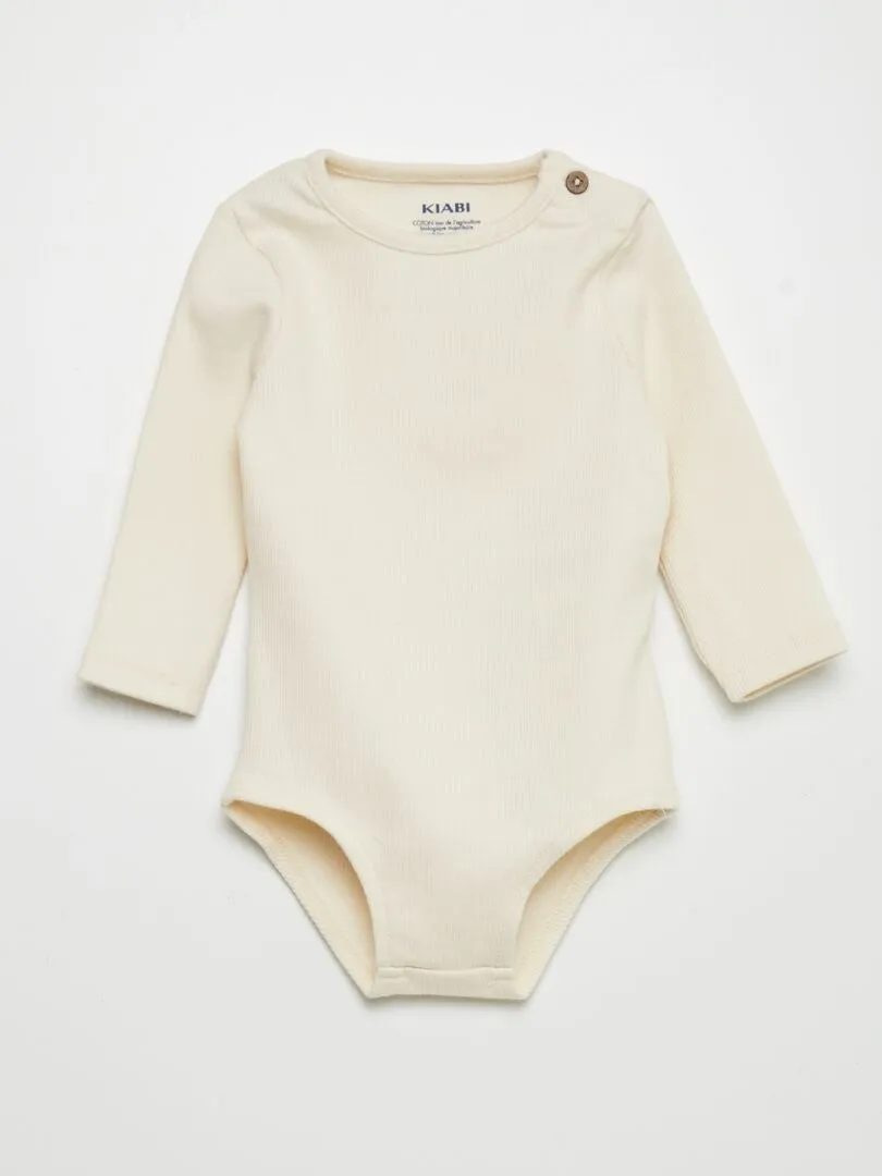 Peto + body 'Jungla' - 2 piezas - BEIGE