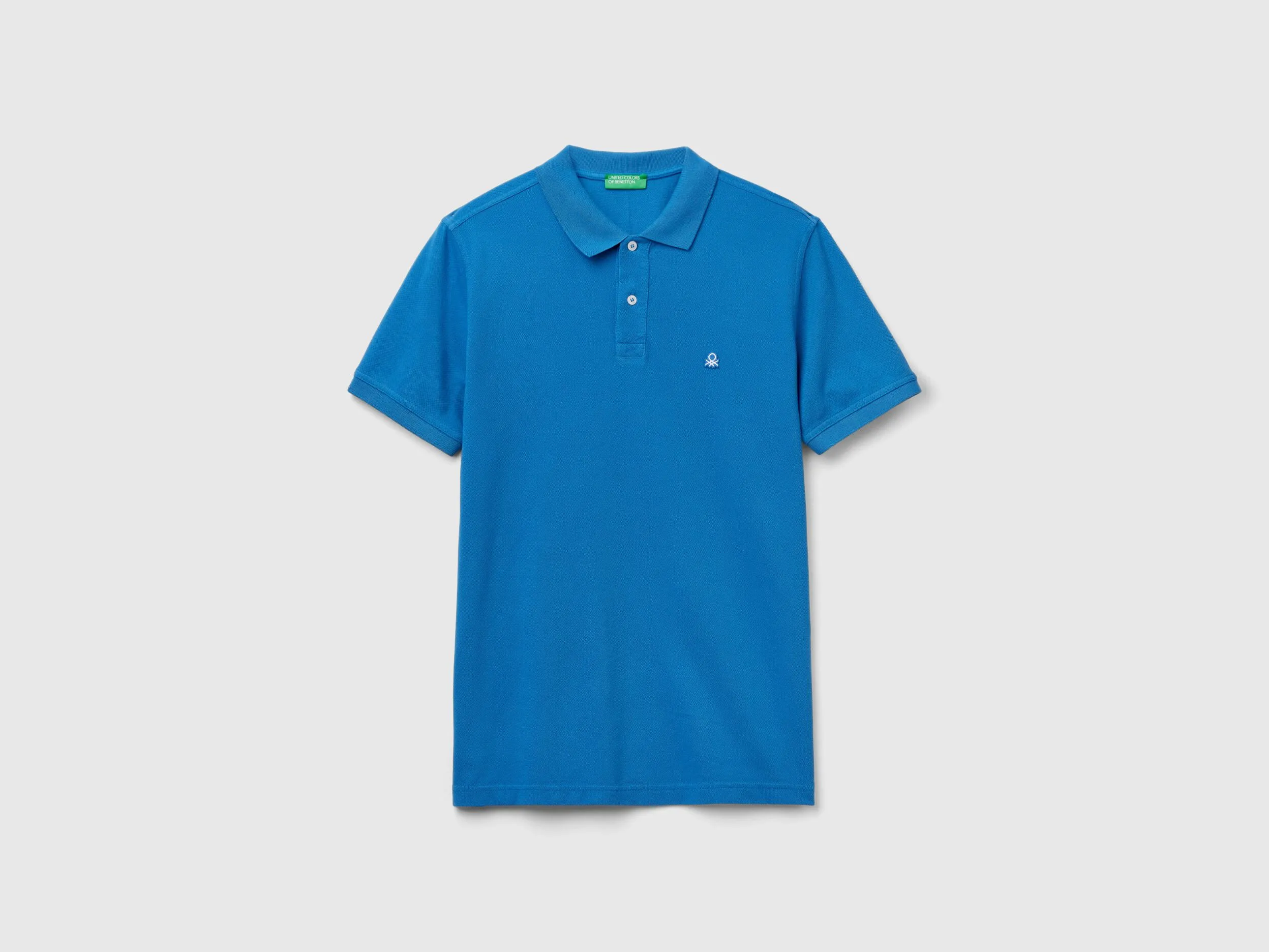 Polo azul regular fit