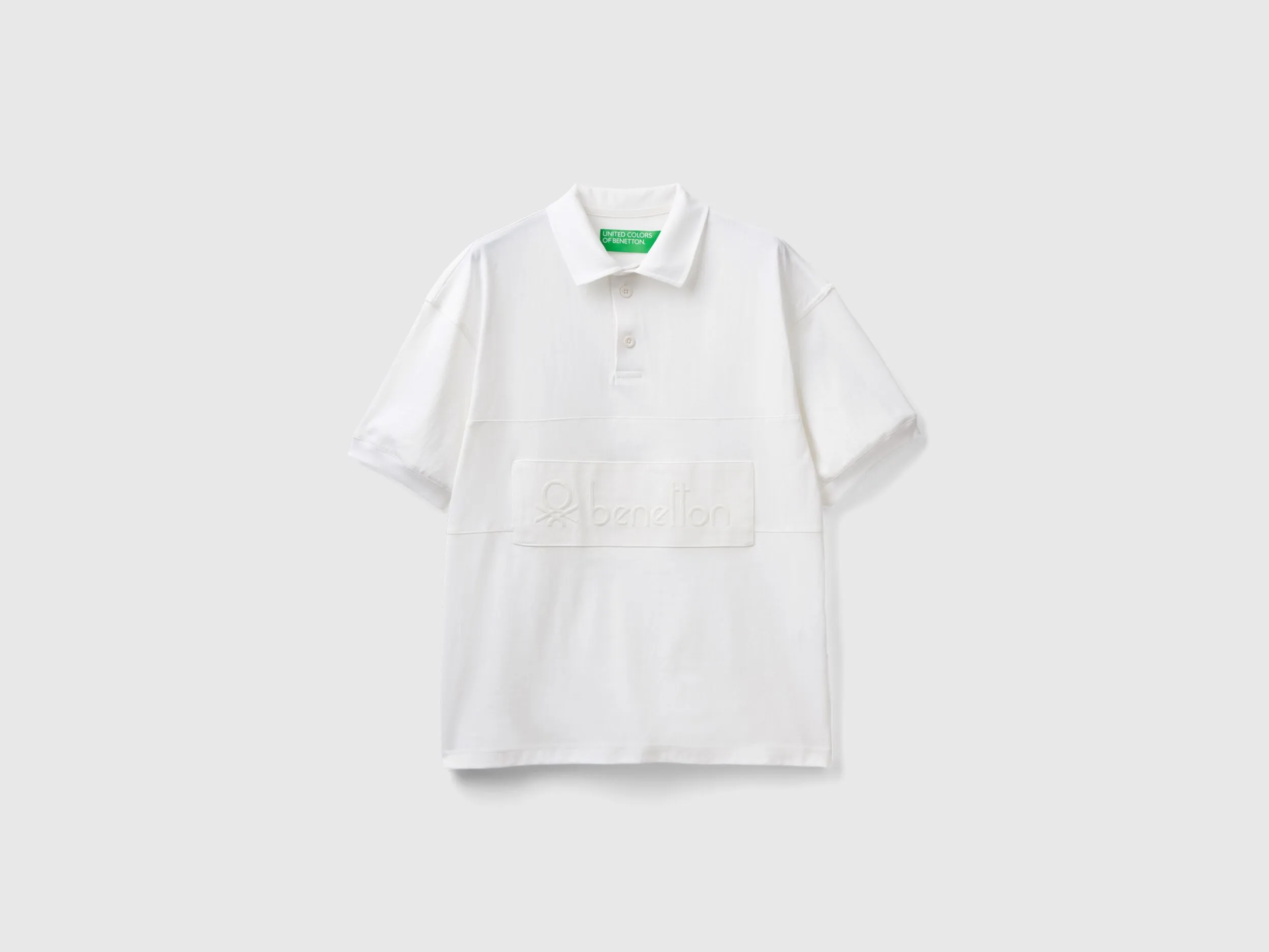 Polo blanco de rugby