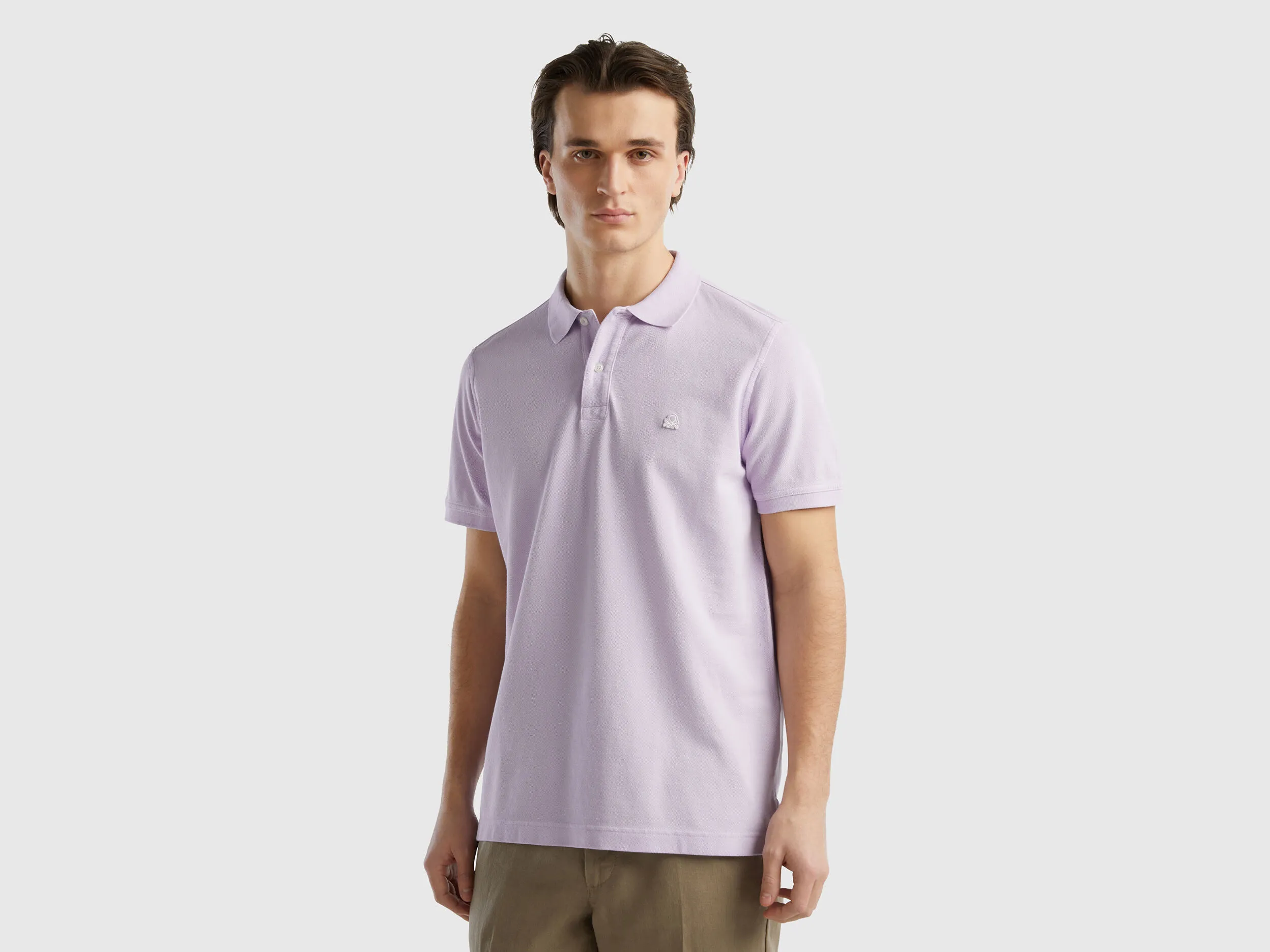 Polo lila regular fit