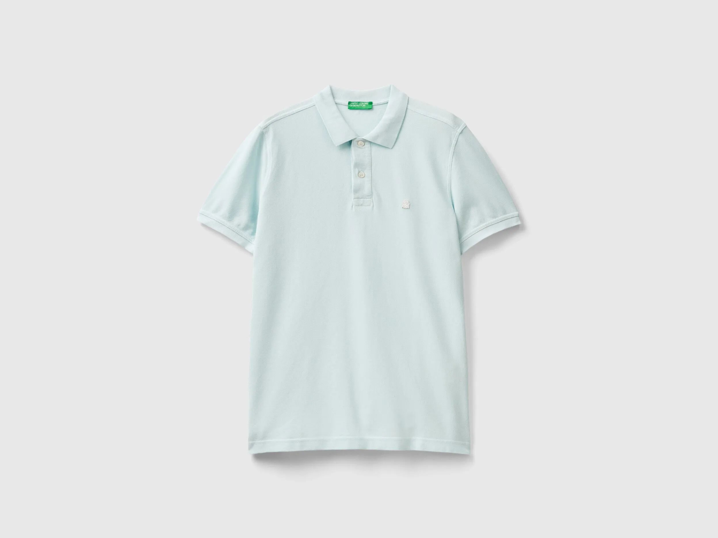 Polo verde agua claro regular fit