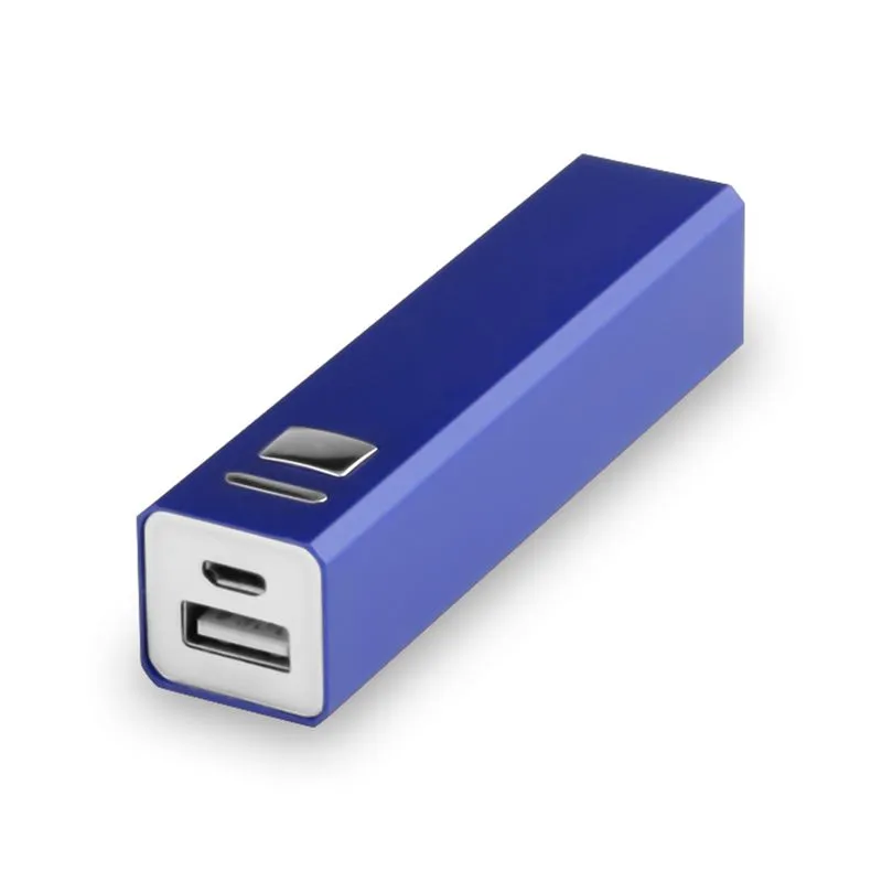 Power Bank Thazer 2200 mAh. 1 Salida USB. Entrada Micro USB. Cable Incluido