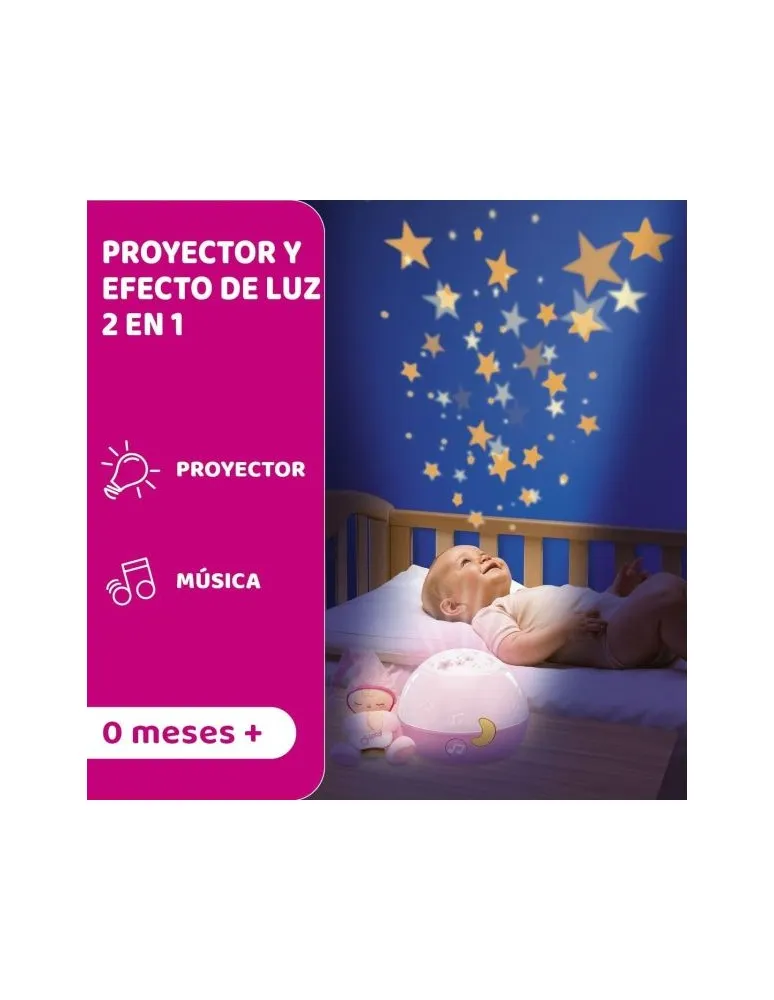 PROYECTOR BUENAS NOCHES ESTRELLITAS AZUL CHICCO