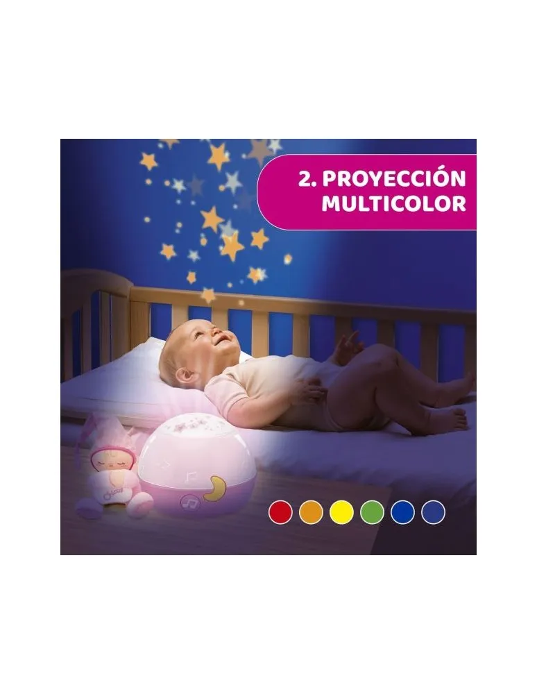 PROYECTOR BUENAS NOCHES ESTRELLITAS AZUL CHICCO