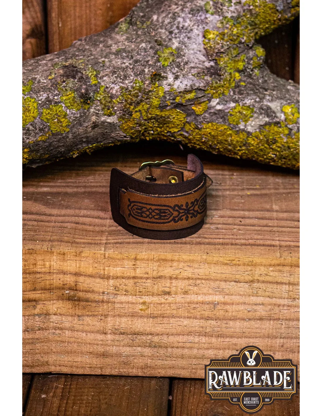 Pulsera de cuero Feanor para nobles y elfos