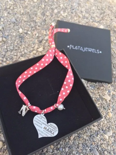 Pulsera Lazo Mamá Corazón