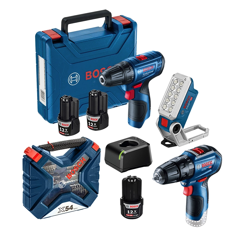 ROTOMARTILLO BOSCH GSB 12V30 + TALADRO + BROCAS Y ACCESORIO