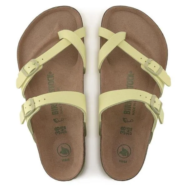 Sandalia Birkenstock Mayari Versión vegana Amarillo