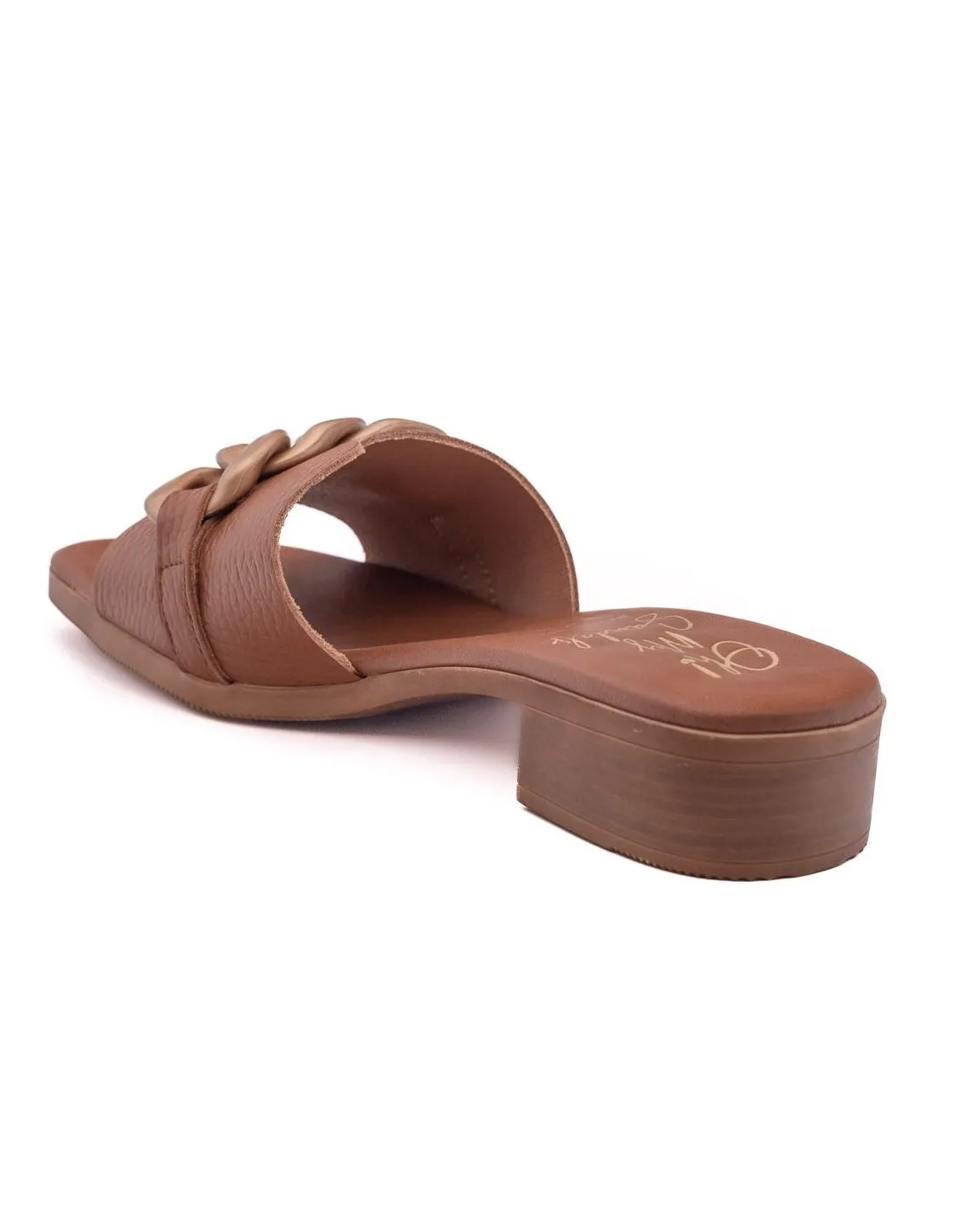 SANDALIA ZUECO DE MUJER OH MY SANDALS 5169 CUERO