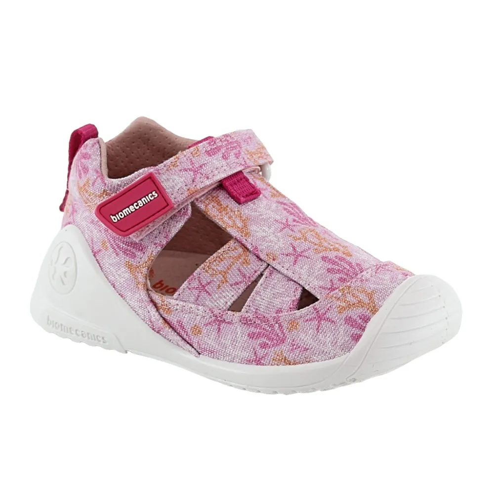 Sandalias de lona Biomecanics 242181-A Lila estampada