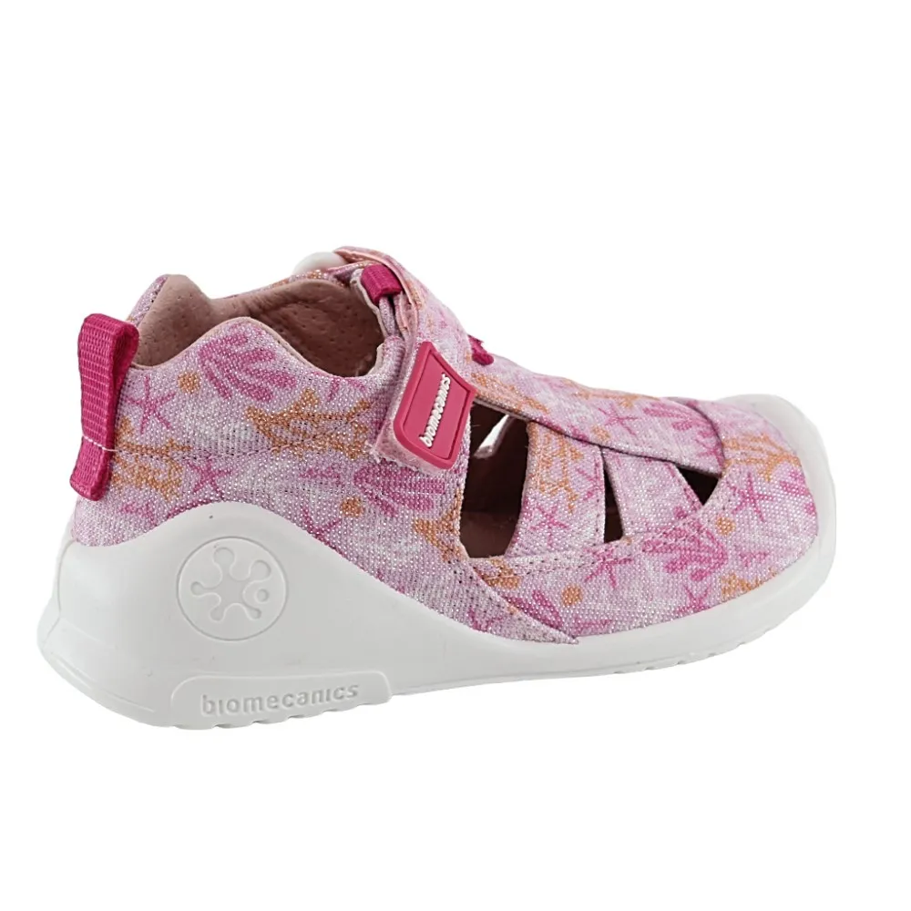 Sandalias de lona Biomecanics 242181-A Lila estampada