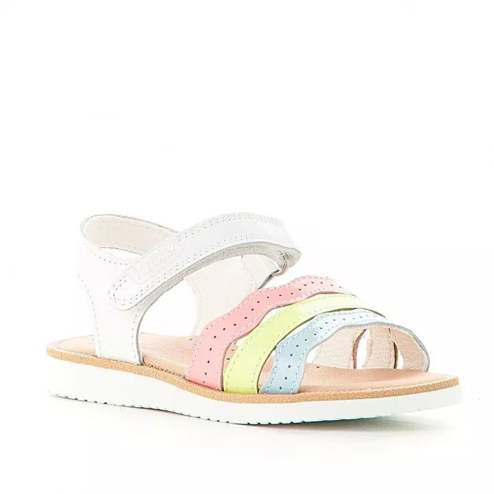 sandalias Pablosky con tiras de varios colores