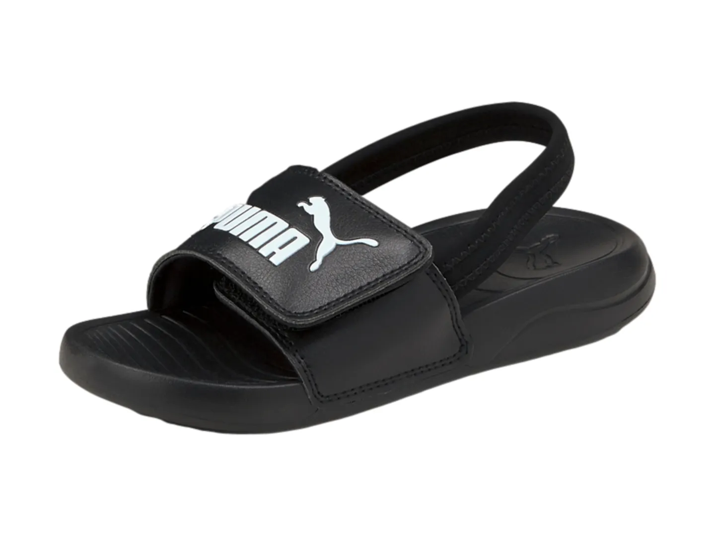 Sandalias Puma Popcat 20 Backstrap Negro Para Niño