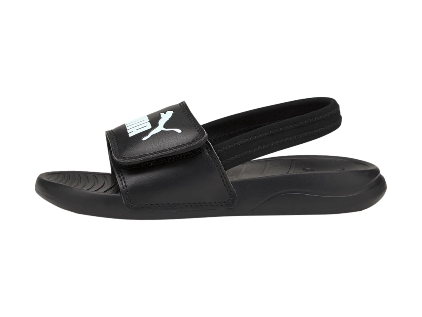 Sandalias Puma Popcat 20 Backstrap Negro Para Niño