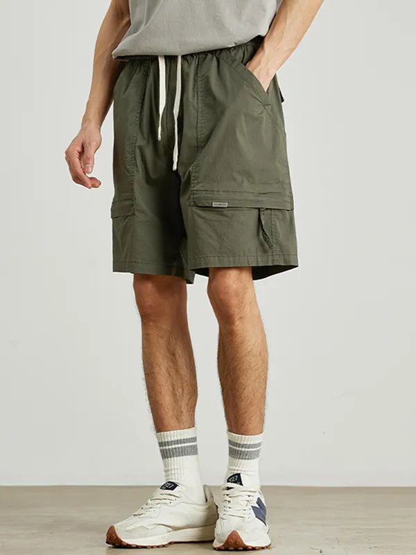 Shorts cargo sueltos con bolsillos grandes para hombre