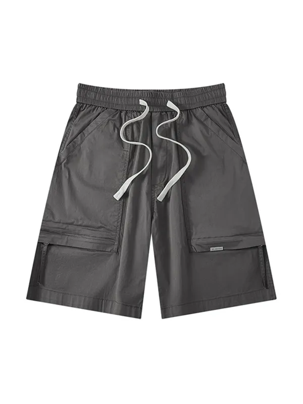 Shorts cargo sueltos con bolsillos grandes para hombre