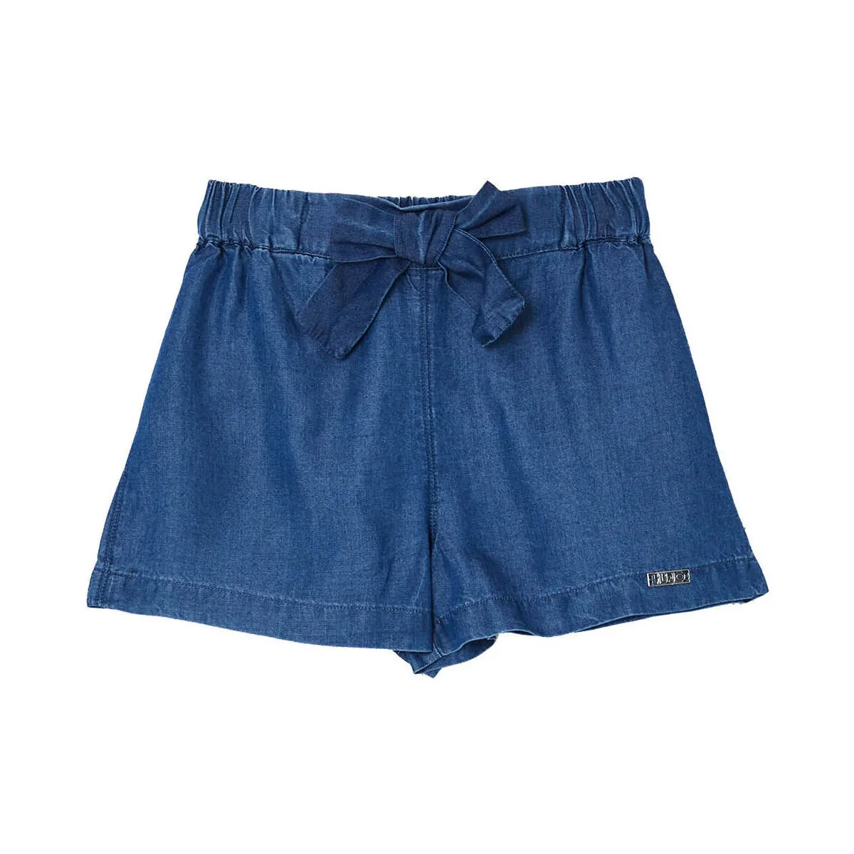 Shorts vaqueros con lazo