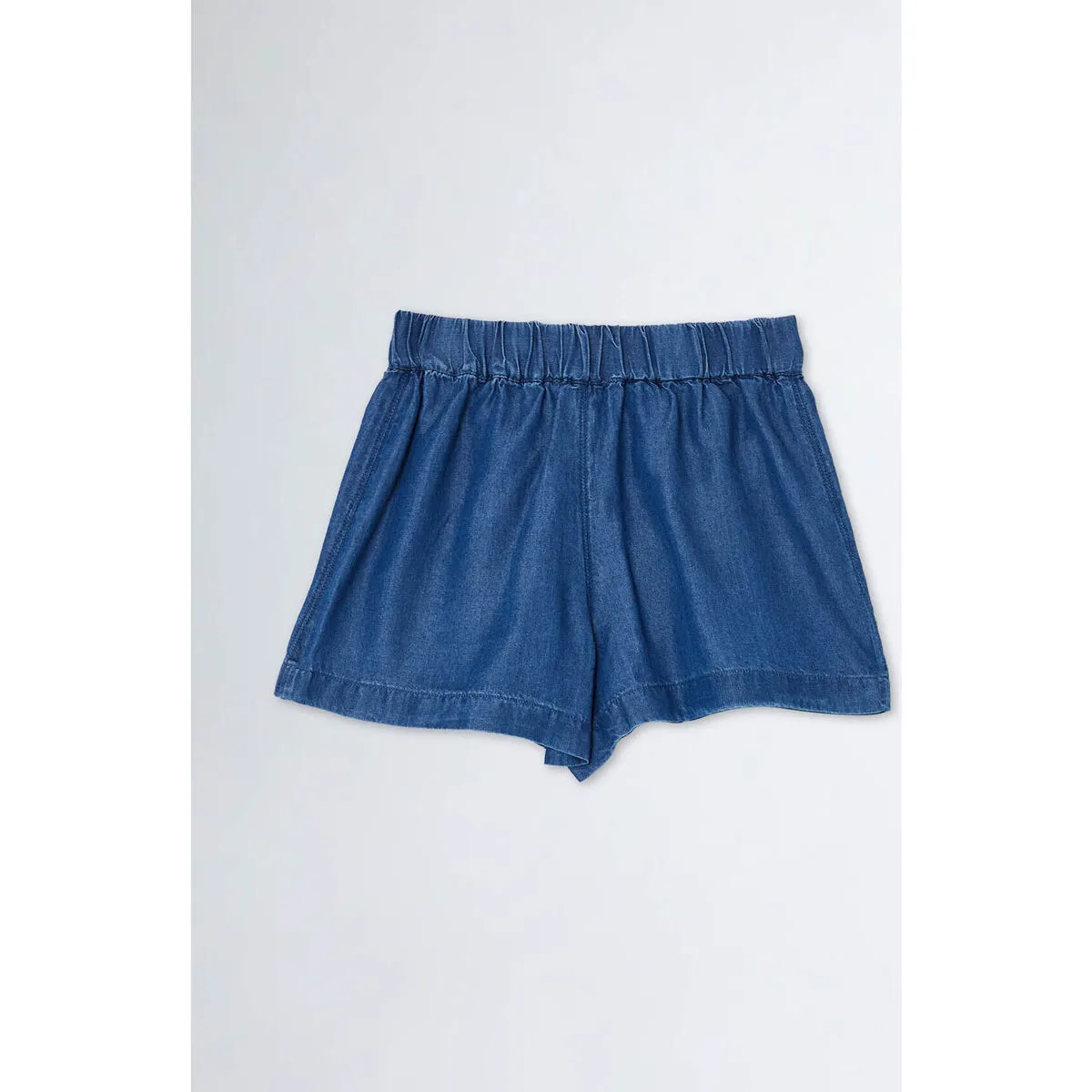 Shorts vaqueros con lazo