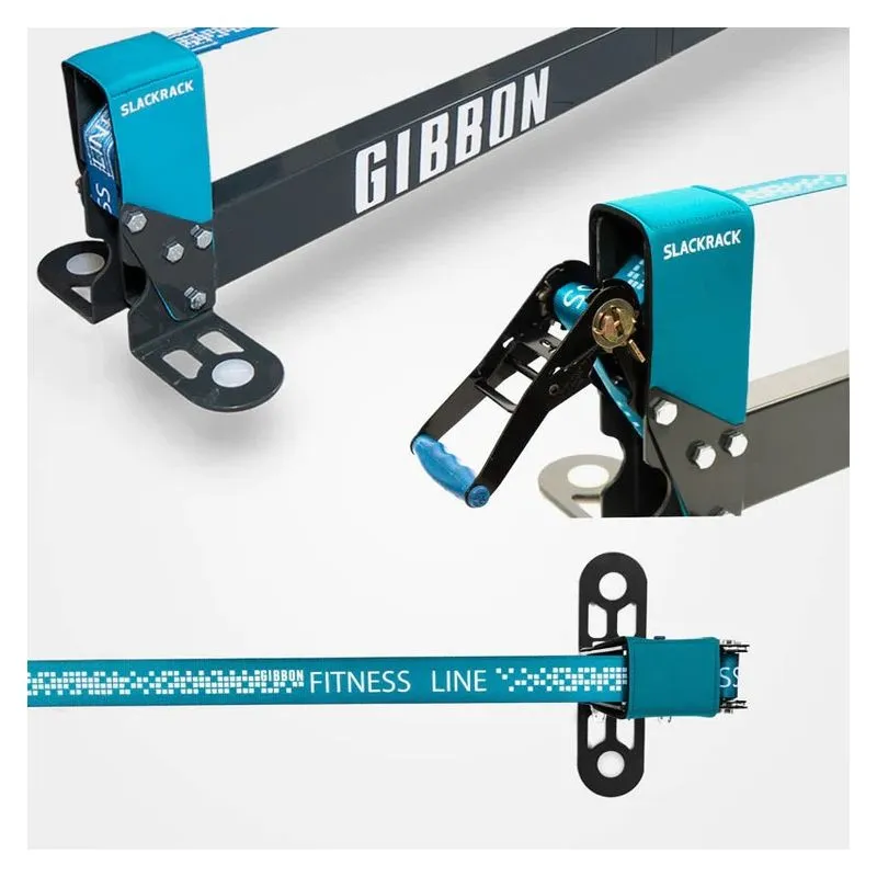 SLACKLINE KIT Gibbon SLACK RACK FITNESS EDITION -- 2m to 3m