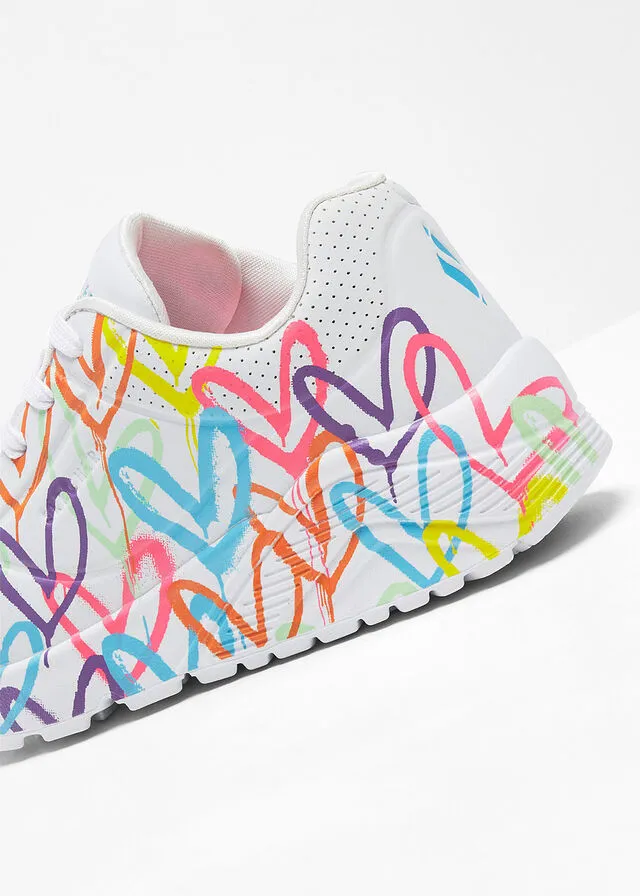 Sneakers bajos Blanco-estampado de colores