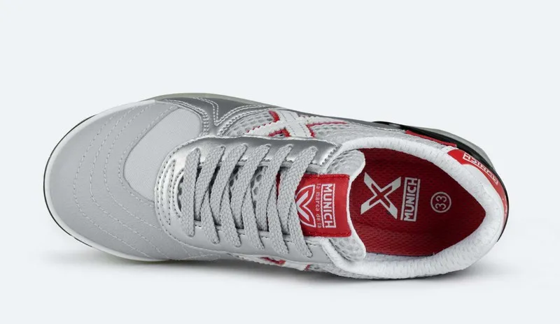 Sneakers Munich G3 INDOOR textil plateado