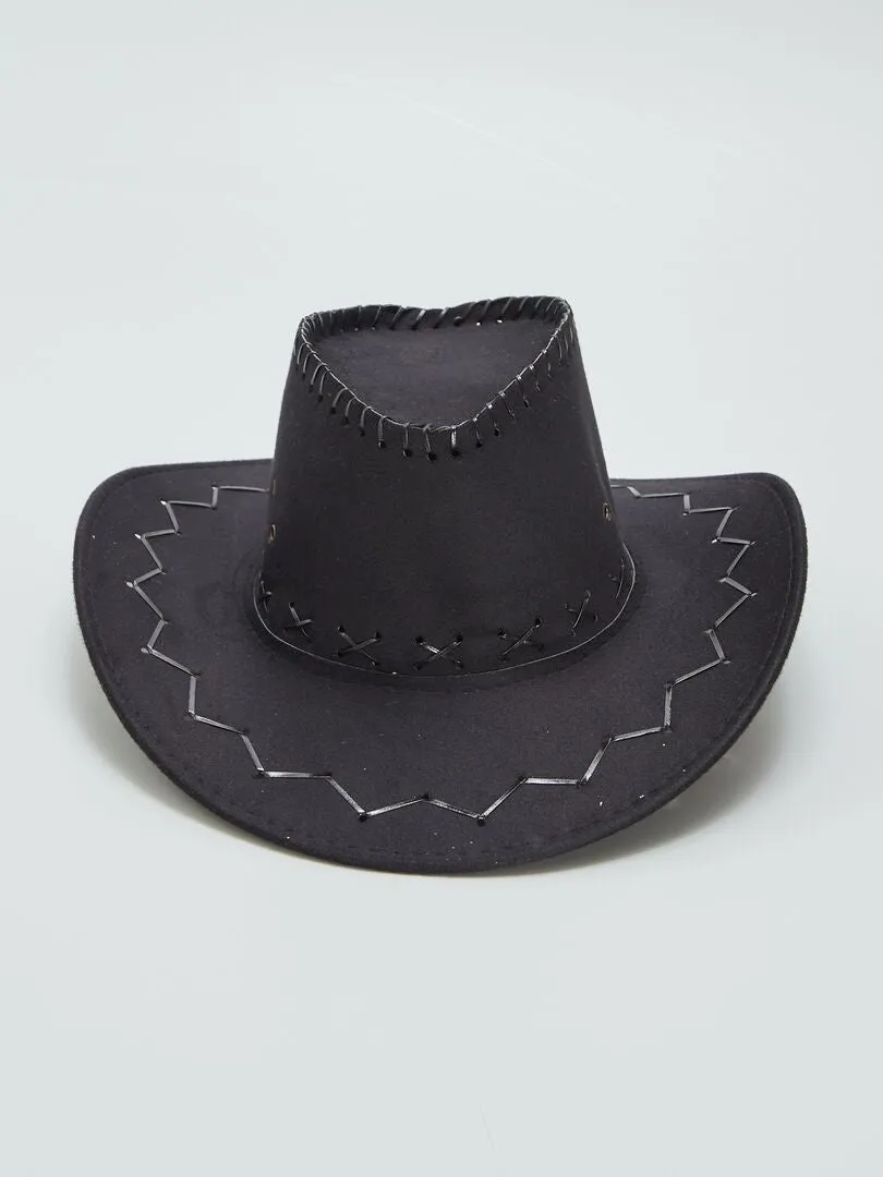 Sombrero de 'cowboy' - negro