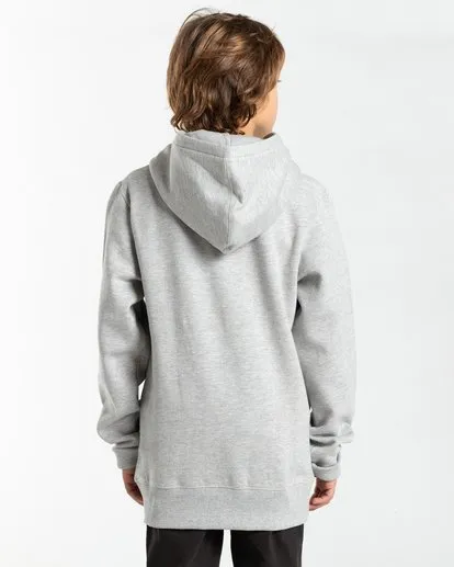 Sudadera BILLABONG con capucha para niño Octo GREY HEATHER (0009) Ref. U2HO01BIF0 gris logo pecho