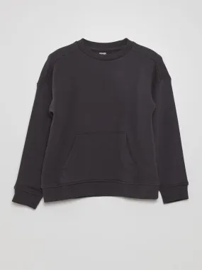 Sudadera de chándal fina - NEGRO